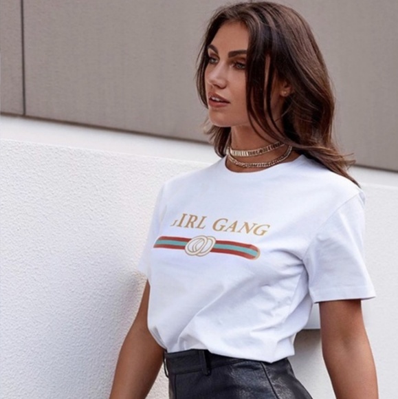 RESTOCKED GIRL GANG TEE - Picture 2 of 3